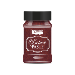 Deluxe paste 100 ml Pentart, Μπορντό-Χρυσό